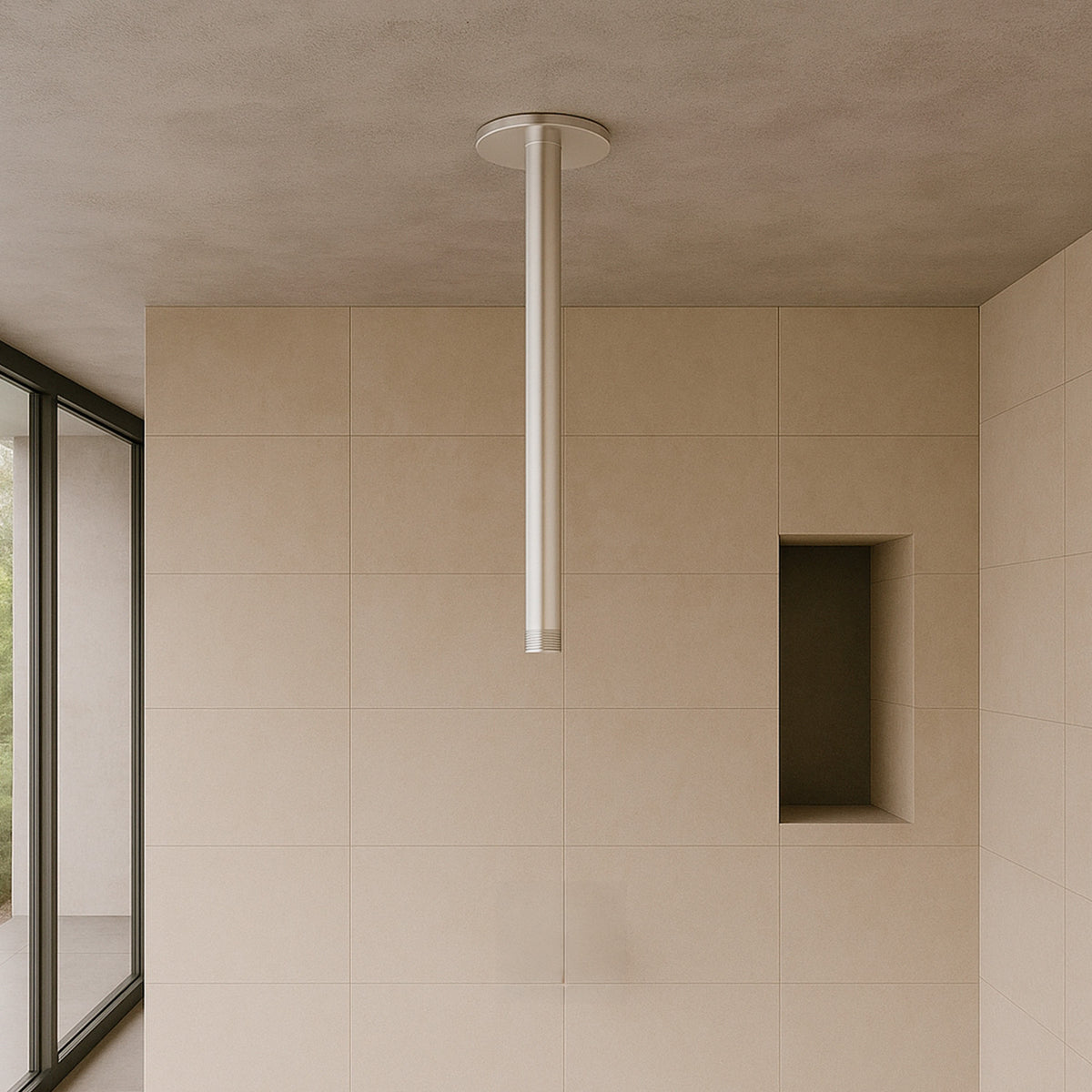 BRACCIO-DOCCIA-SOFFITTO-LEVANTE-LUNGO-INOX