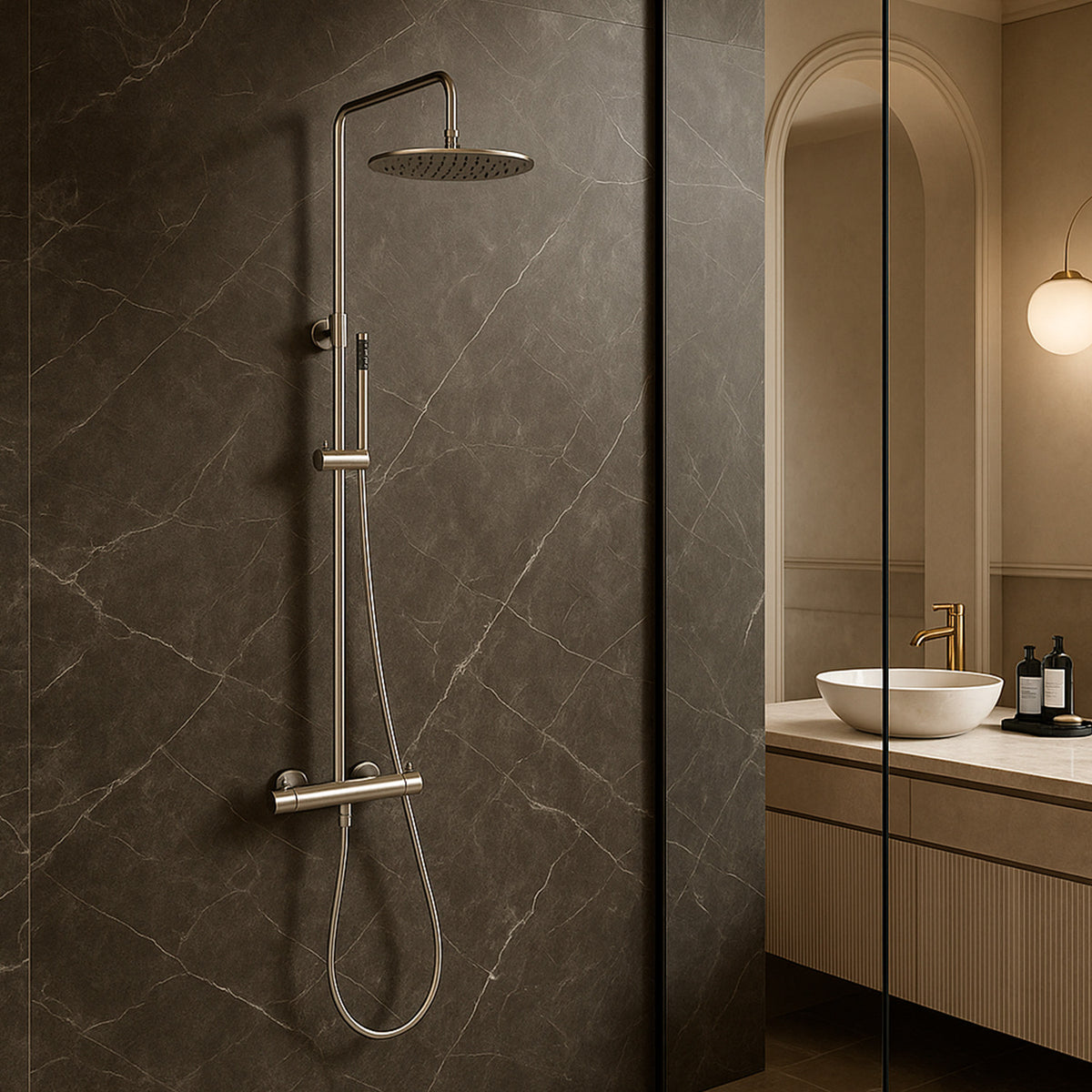 DOCCIA-PARETE-LEVANTE-INOX