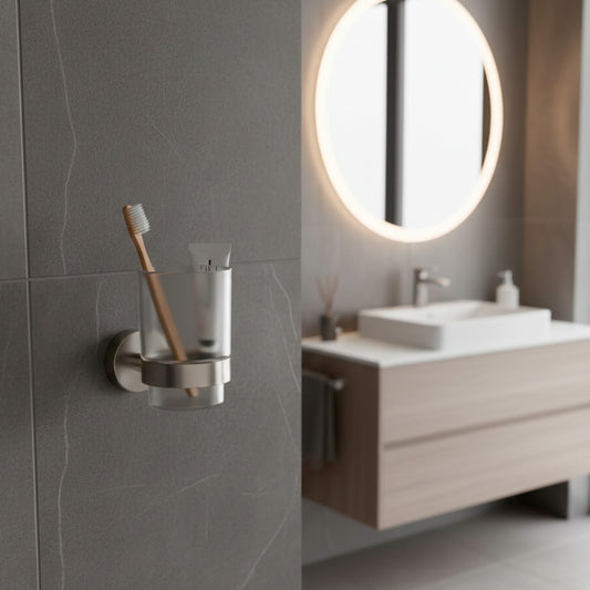 PORTA-BICCHIERE-LEVANTE-SINGOLO-INOX