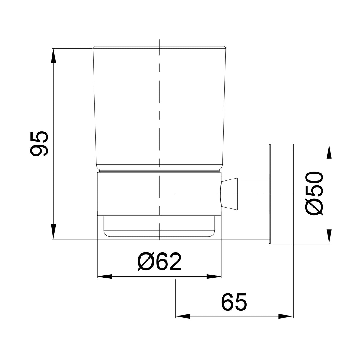 PORTA-BICCHIERE-LEVANTE-SINGOLO-INOX