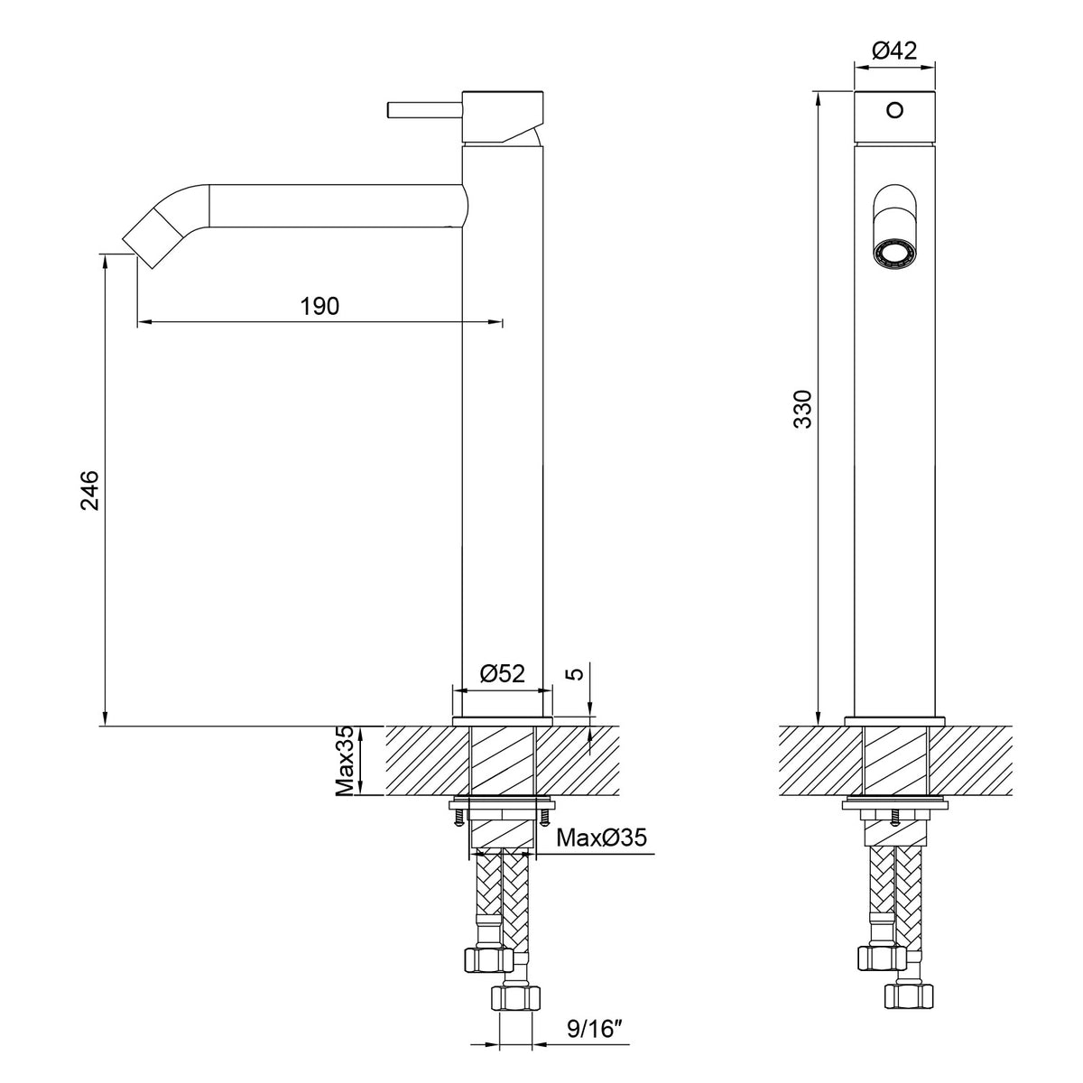 RUBINETTO-LAVABO-LEVANTE-ALTO-CANNA-FUCILE