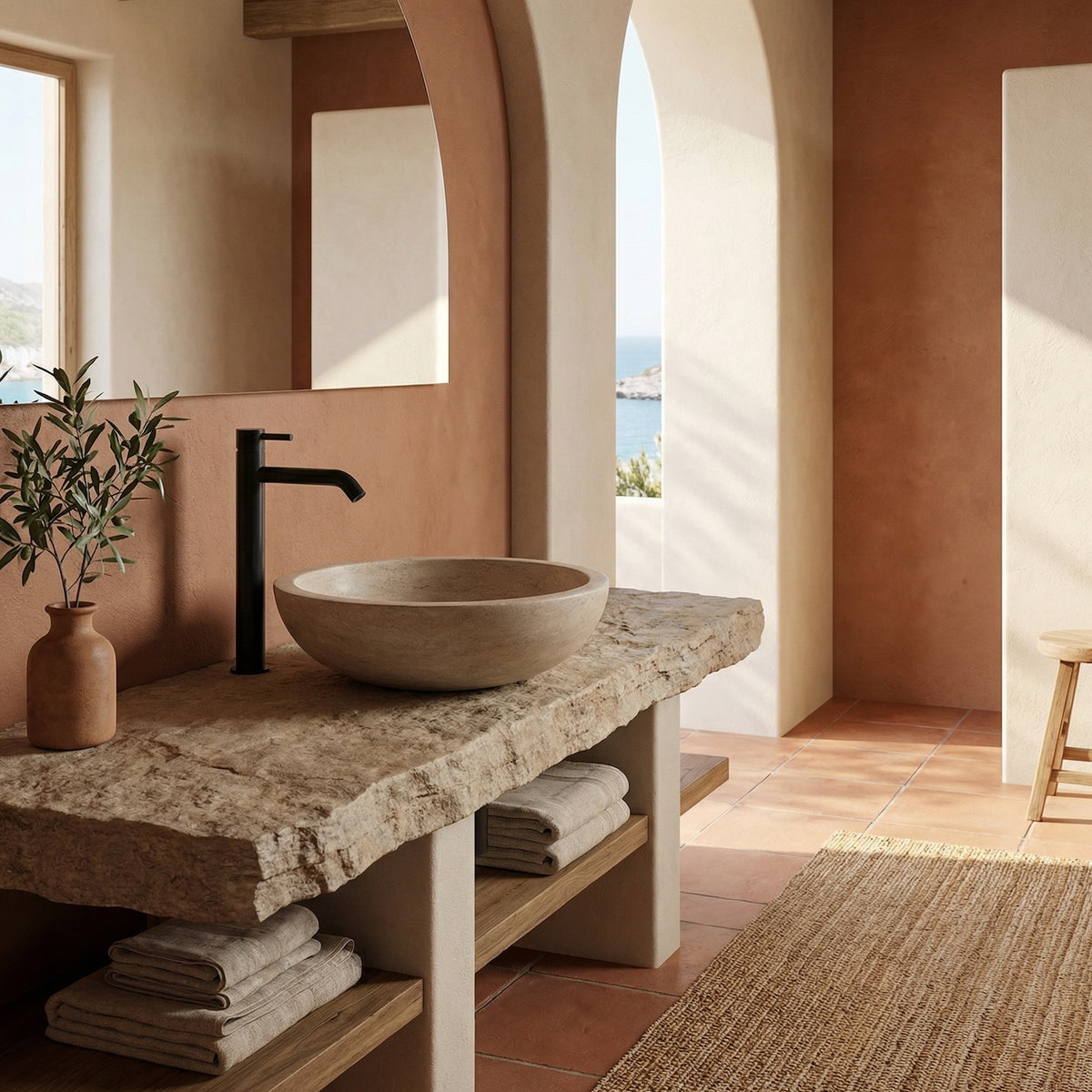 RUBINETTO-LAVABO-LEVANTE-ALTO-NERO