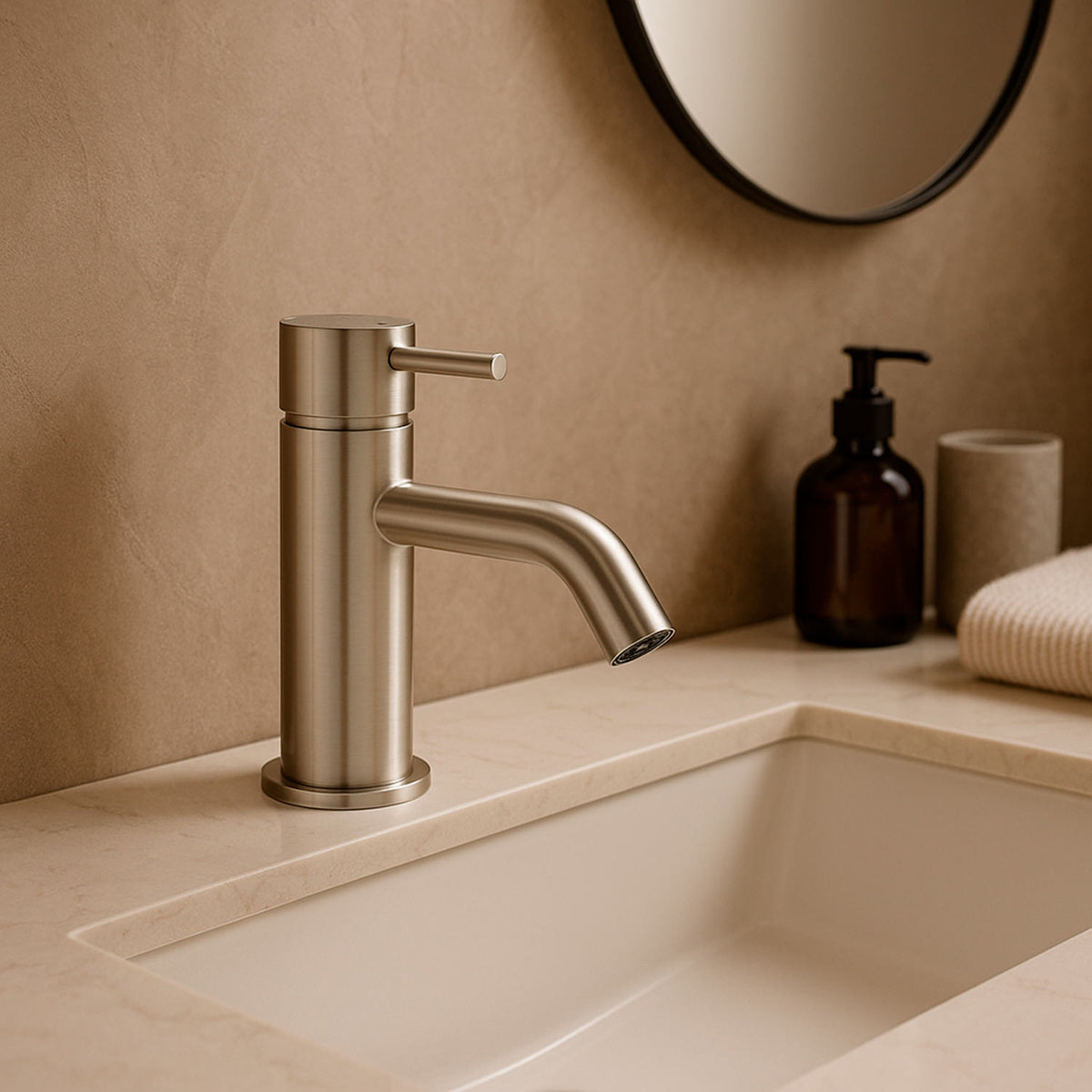 RUBINETTO-LAVABO-LEVANTE-BASSO-INOX