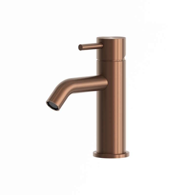 RUBINETTO-LAVABO-LEVANTE-BASSO-ORO-ROSA