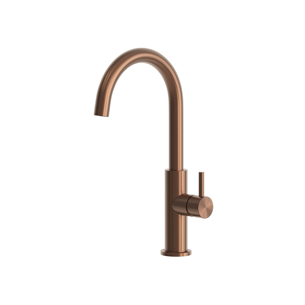 RUBINETTO-LAVELLO-LEVANTE-ALTO-ORO-ROSA